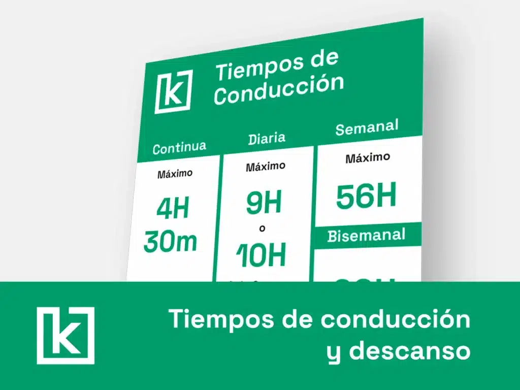 Plantilla tiempos de conducción y descanso