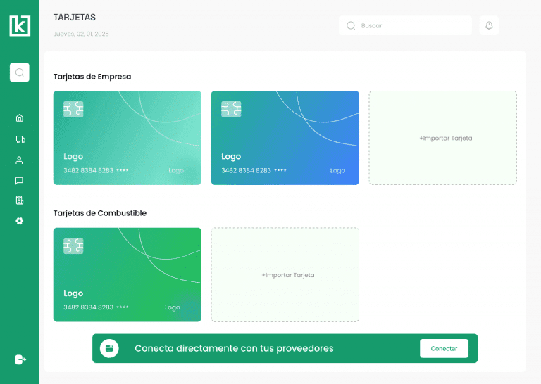 Gestión de Tarjetas