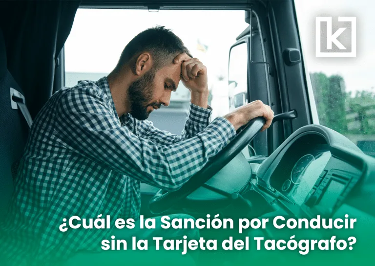 Sanción por conducir sin la tarjeta del tacógrado