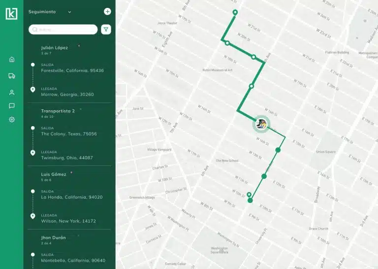 Optimizador de rutas de transporte