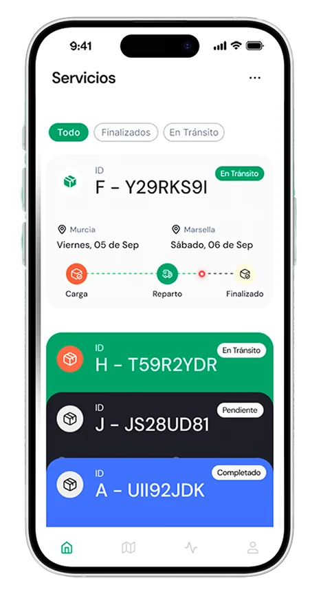 Control de cargas en transporte