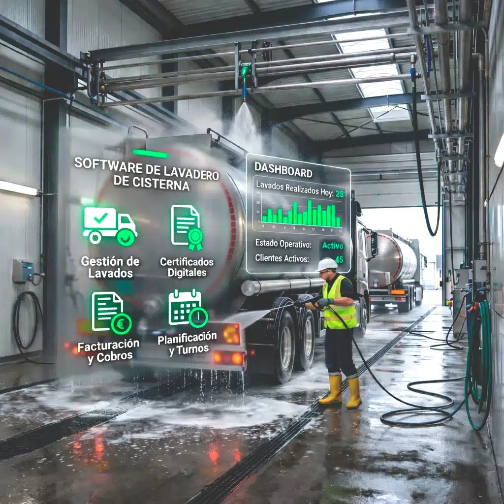 Software lavadero de cisternas