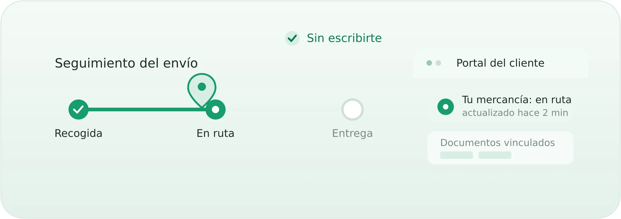 Trazabilidad y portal del cliente en KaleidoTrans: seguimiento de cada envío con estados, incidencias y documentos vinculados