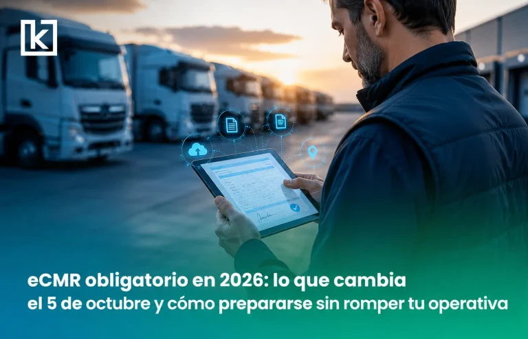 eCMR obligatorio en 2026: lo que cambia el 5 de octubre y cómo prepararse sin romper tu operativa