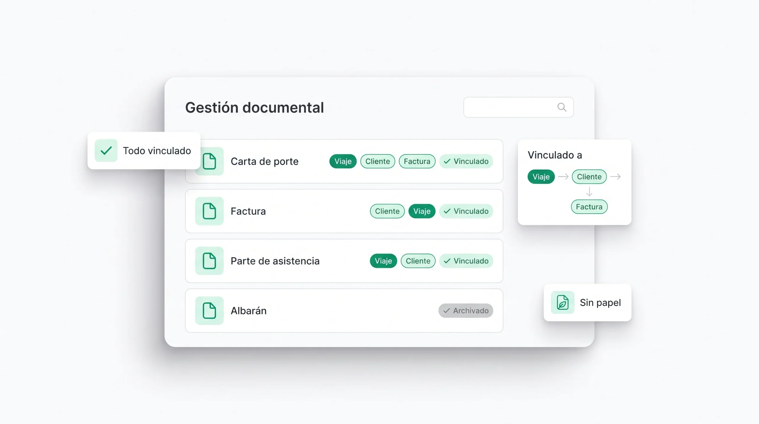 Software de gestión documental de transporte de KaleidoTrans