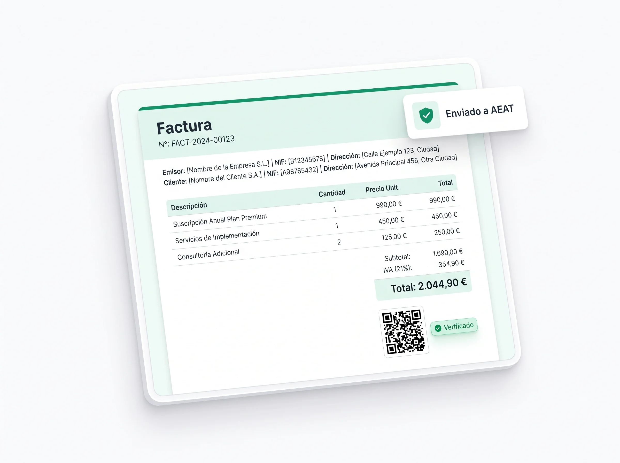 Software Verifactu para empresas de transporte de KaleidoTrans